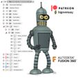 bender.jpg Free STL file Bender Futurama 🪥🌈🤖・Model to download and 3D print