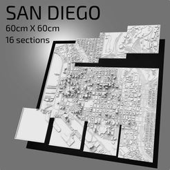 Schermata-2021-12-17-alle-16.28.34.png STL file 3D San Diego | Digital Files | 3D STL File | San Diego 3D Map | 3D City Art | 3D Printed Landmark | Model of San Diego Skyline | Art・3D printer model to download