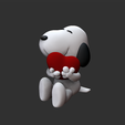 Captura-de-pantalla-1174.png Free STL file SNOOPY HEART・Object to download and to 3D print