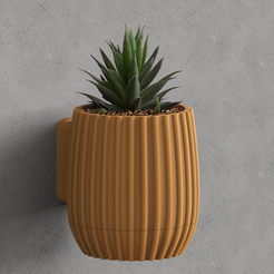untitled.97-copy.png WALL MOUNTED PLANTER POT WITH DRIP TRAY - ROUND SERIES LINE DESIGN