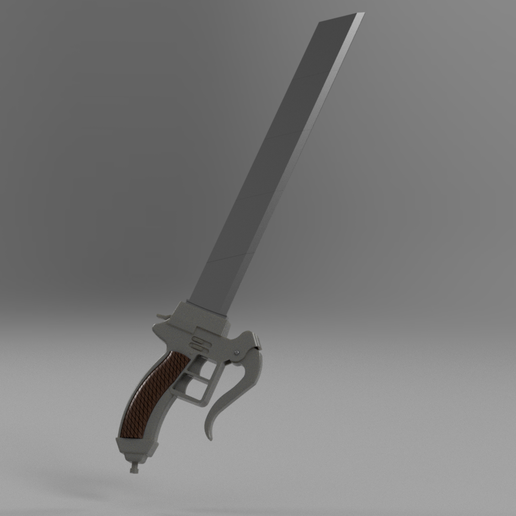 aotHandlepic3.png Fully Functional 3D print Attack on Titan Blade and Handle - Modular Design