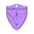 Bon Jovi.stl Bon Jovi logo keychain