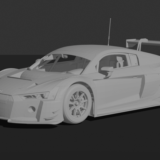 Audi R8 LMS 2015 STL 3D Print Model