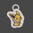 ZBrush-Document.jpg Брелок Pokemon Chibi All Eeveelutions