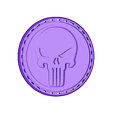 punisher_obj.obj Punisher logo 3D model