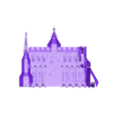 gothic tower uv 4f.obj Dark Gothic Cathedral Dragon Architecture 4 Kit bash