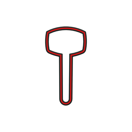Mallet Cookie Cutter STL File - 4 inches