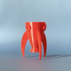 IMG_5529.jpg Файл STL Ракетный плантатор - lowpoly・Модель для загрузки и 3D-печати