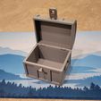chest_open_empty.jpg Treasure Chest Deck Box for Magic The Gathering EDH Commander Yugioh Pokemon Cards