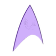 Trek Gate Science-medical Delta.stl Stargate Trek Badge