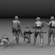 sol.212.png WW2 PACK 5 AMERICAN PARATROOPERS IN ACTION V3