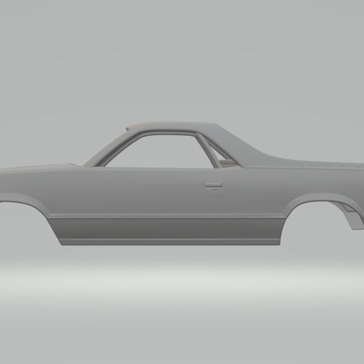 Download Stl File Chevrolet El Camino 1982 • 3d Print Model ・ Cults