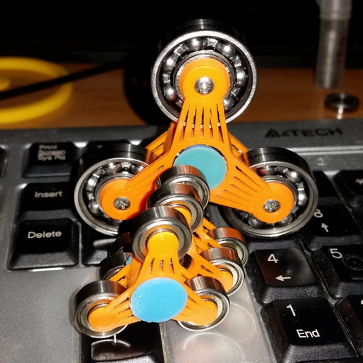 Nano spinner 3D model preview