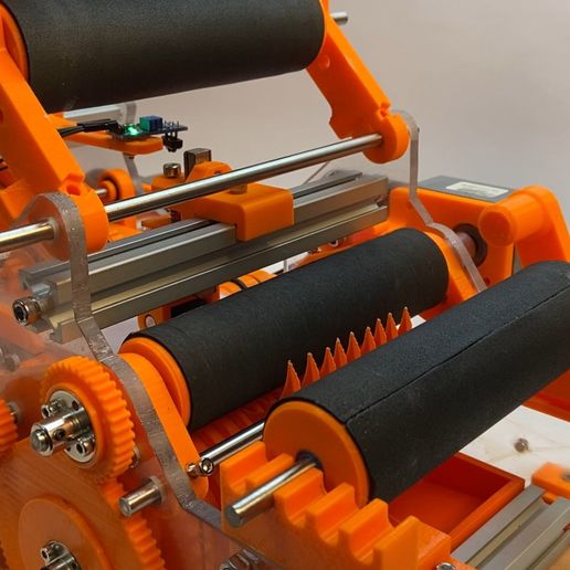 5.jpg Aplicador de rótulos de garrafas DIY para rótulos de cola húmida - Aplicador de rótulos de garrafas com impressão 3D