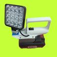 100.jpg Parkside x20 team handle floodlight with battery over-discharge protection