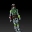 ScreenShot985.jpg Star Wars .stl Bobafett.3D action figure .OBJ Kenner style.