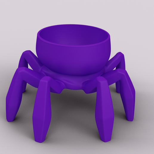 Tarantula Pot - 3D model önizlemesi