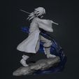wip16.jpg kimetsu no yaiba - tueur de démons - tomioka giyuu 3d print statue