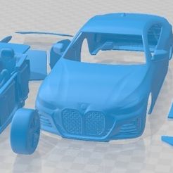 BMW-M440i-Coupe-2021-Cristales-Separados-1.jpg Fichier 3D BMW M440i Coupe 2021 Imprimable Car・Modèle imprimable en 3D à télécharger, hora80
