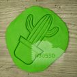 IMG_20190903_140036.jpg PACK 12 CACTUS - cookie cutter - mexican party, desert, summer - dough and clay cutter - 12cm