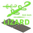 lz1.jpg MOLD Lizard 6.6 INCH STL, STEP FILE FOR CNC AND 3D PRINT