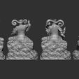 2.jpg Four Heavenly Kings 3D Model Set