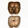 0011.jpg Japanese Dual Noh Mask toy