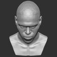 16.jpg Chris Brown bust for 3D printing