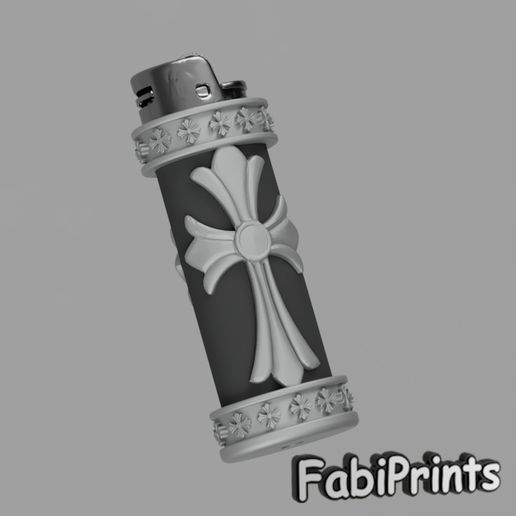 🥰 Chrome Hearts Lighter Case・ STL File for 3D printing・Cults