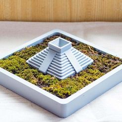 Planter-fountain-of-the-Ancient-Mayan-Pyramid-stl-for-3D-print-cnc-1.jpg STL file Planter - fountain of the Ancient Mayan Pyramid stl for 3D print - cnc・3D printing design to download