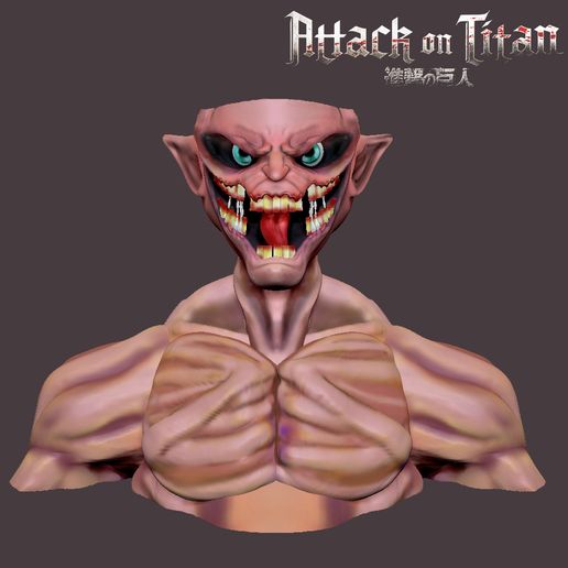 EREN (ATTACK ON TITAN)EDITION STATIONARY HOLDER/PLANTER 3D model