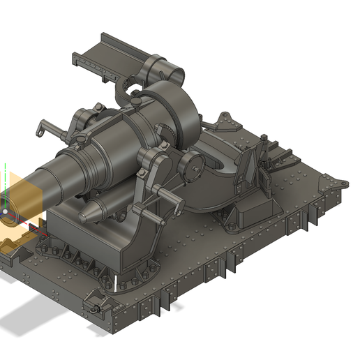 🪖 24 cm siege howitzer M.98 Mörser / Skoda・ STL File for 3D printing・Cults