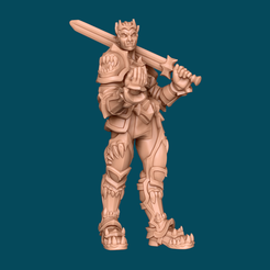 Helzhara,-an-orc-queen.png Helzhara, an orc queen - dnd miniature [presupported]