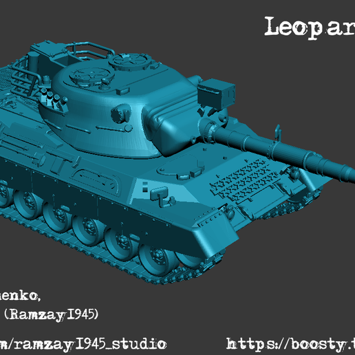 Leopard-1A1-details.png Leopard 1A1 German coldwar MBT 1:100