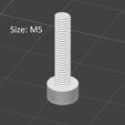 M-M5.jpg Juego de tornillos de cabeza hexagonal M5 (ISO Métrico)