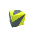 p2.png Paul Schatz's Invertible Cube, Hexaflexagon