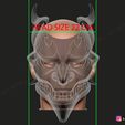 16.jpg Shan Hai Scrolls Jhin Mask - Jhin God - League Of Legends 3D print model