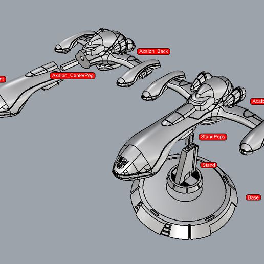 🤖 [Iconic Ships Series] Axalon from Transformers Armada・ 3D File for ・Cults
