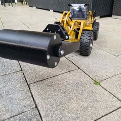 20220429_172005.jpg STL file Huina 583 / Amewi wheel loader- Barrel / compactor・3D print object to download