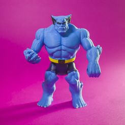 0.jpg STL file Beast / X-Men / Articulated Assembly・3D print model to download