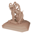 Render2color.png POKEMON GIRATINA - ORIGIN FORM 3 POSES WITH DISPLAY BASE