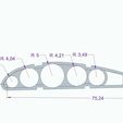 dimention.jpg Aerofoil - wing frame ULM - wing kit-  (STL)