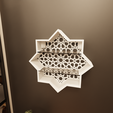 SC4.png Moroccan Star Mandala Wall Decor W/Shelves