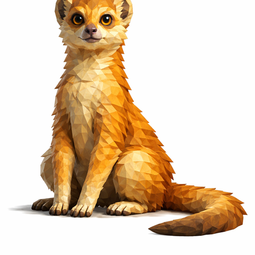 Low-Poly Mongoose