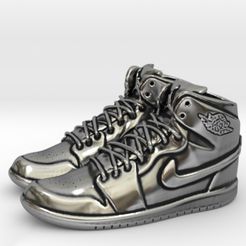 STL file Off-White x Nike Air Jordan 1 Charm・3D printable model to  download・Cults