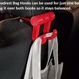 e871a26dce8eca8133856e6bb81a3fc9_display_large.jpg STL-Datei Car Headrest Bag Hooks kostenlos・Objekt zum Herunterladen und Drucken in 3D