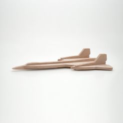 67ee348729b814595d58f5656a6b2d8e_display_large.jpg Fichier OBJ gratuit Lockheed SR-71 Blackbird Blackbird simplifié cnc/laser・Design pour imprimante 3D à télécharger