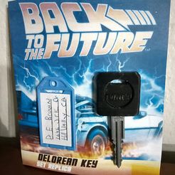Image4.jpg STL file Key delorean Key back to the future・3D printing template to download