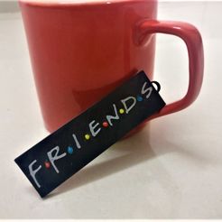 FRIENDS Keychain.jpg FRIENDS Keychain 3D Printable Model