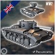 1-PREM.jpg Valentine Mark Mk. IX infantry tank - UK United WW2 Kingdom British England Army Western Front Normandy Africa Bulge WWII D-Day
